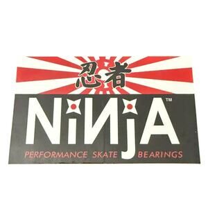 Ninja Performance Skate Bearings Vintage Sticker